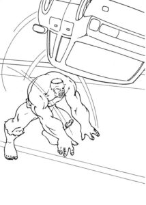 Desenho de Hulk Desenho Colorir Imprimir 019