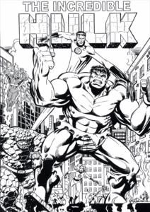 Desenho de Hulk Desenho Colorir Imprimir 021