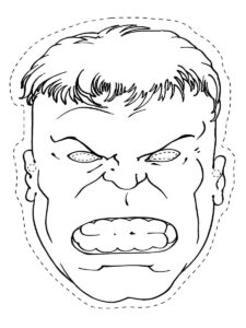 Desenho de Hulk Desenho Colorir Imprimir 040