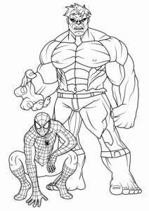 Desenho de Hulk Desenho Colorir Imprimir 050