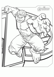 Desenho de Hulk Desenho Colorir Imprimir 051
