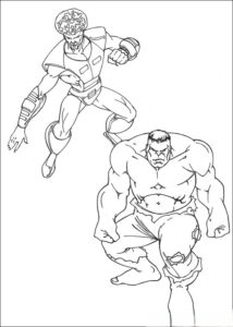 Desenho de Hulk Desenho Colorir Imprimir 057
