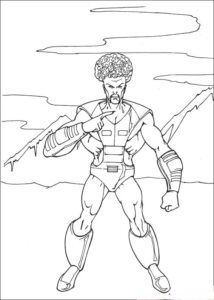 Desenho de Hulk Desenho Colorir Imprimir 058