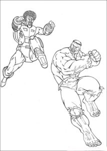 Desenho de Hulk Desenho Colorir Imprimir 059