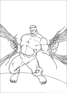 Desenho de Hulk Desenho Colorir Imprimir 062