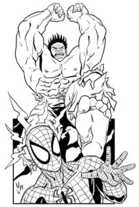 Desenho de Hulk Desenho Colorir Imprimir 081