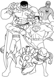 Desenho de Hulk Desenho Colorir Imprimir 082