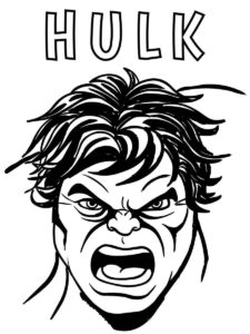 Desenho de Hulk Desenho Colorir Imprimir 101