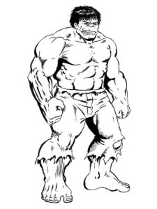Desenho de Hulk Desenho Colorir Imprimir 115