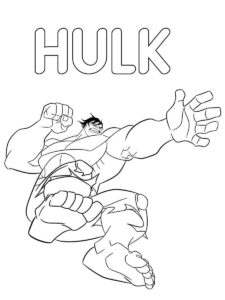 Desenho de Hulk Desenho Colorir Imprimir 118