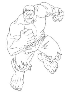 Desenho de Hulk Desenho Colorir Imprimir 119