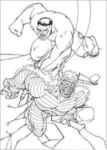 Desenho de Hulk Desenho Colorir Imprimir 122