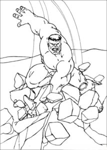 Desenho de Hulk Desenho Colorir Imprimir 126