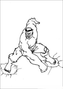 Desenho de Hulk Desenho Colorir Imprimir 130