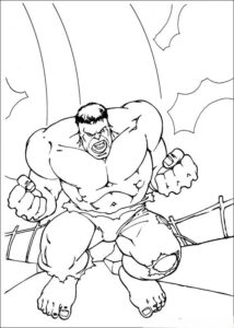 Desenho de Hulk Desenho Colorir Imprimir 131