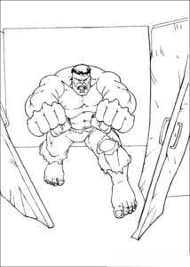 Desenho de Hulk Desenho Colorir Imprimir 135