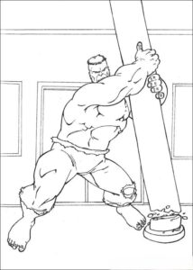 Desenho de Hulk Desenho Colorir Imprimir 137
