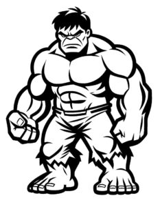 Desenho de Hulk Desenho Colorir Imprimir