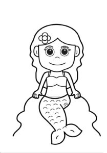 Desenho de Iara Para Colorir