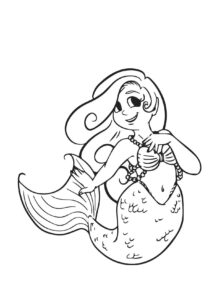 Desenho de Iara Para Colorir Imprimir
