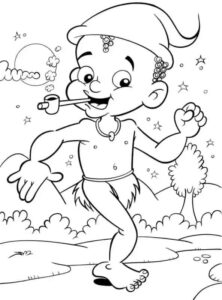 Desenho de Imagem Do Saci Perere Imprimir