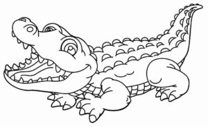 Desenho de Jacaré Desenho Colorir Imprimir 31