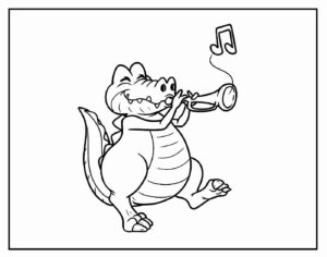 Desenho de Jacaré Desenho Colorir Imprimir 48