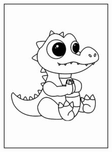 Desenho de Jacaré Desenho Colorir Imprimir 49