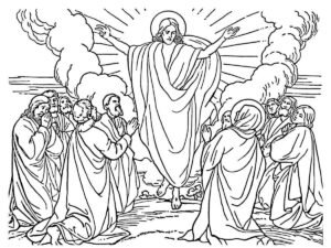 Desenho de Jesus Desenho Colorir Imprimir 001