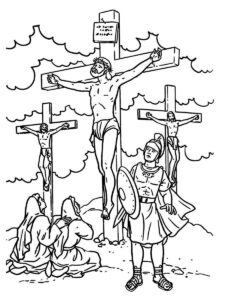 Desenho de Jesus Desenho Colorir Imprimir 004