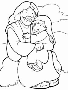 Desenho de Jesus Desenho Colorir Imprimir 007