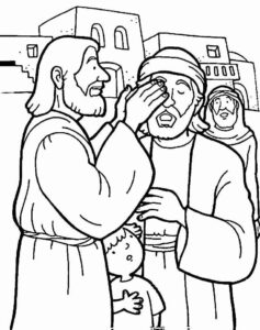 Desenho de Jesus Desenho Colorir Imprimir 008