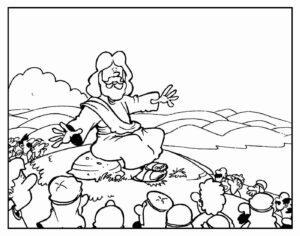 Desenho de Jesus Desenho Colorir Imprimir 020