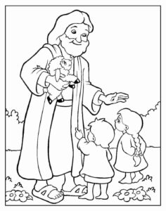 Desenho de Jesus Desenho Colorir Imprimir 021