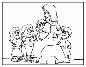 Desenho de Jesus Desenho Colorir Imprimir 022