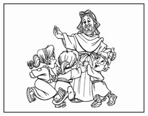 Desenho de Jesus Desenho Colorir Imprimir 023