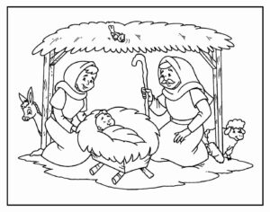 Desenho de Jesus Desenho Colorir Imprimir 025