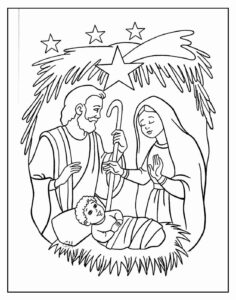 Desenho de Jesus Desenho Colorir Imprimir 026