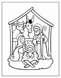 Desenho de Jesus Desenho Colorir Imprimir 028