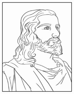 Desenho de Jesus Desenho Colorir Imprimir 032