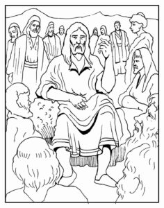 Desenho de Jesus Desenho Colorir Imprimir 035