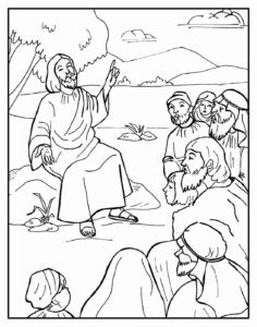 Desenho de Jesus Desenho Colorir Imprimir 036
