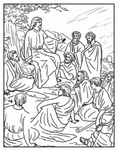 Desenho de Jesus Desenho Colorir Imprimir 037