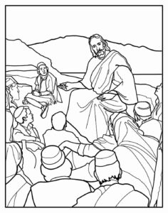 Desenho de Jesus Desenho Colorir Imprimir 038