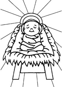 Desenho de Jesus Desenho Colorir Imprimir 046