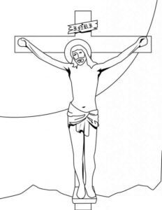 Desenho de Jesus Desenho Colorir Imprimir 051
