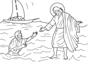Desenho de Jesus Desenho Colorir Imprimir 054