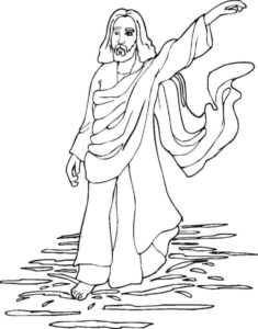Desenho de Jesus Desenho Colorir Imprimir 055