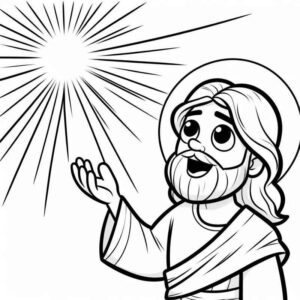 Desenho de Jesus Desenho Colorir Imprimir 059