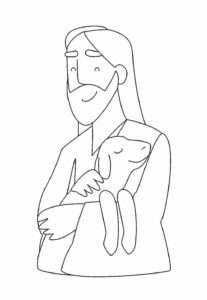 Desenho de Jesus Desenho Colorir Imprimir 061